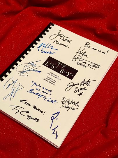 Discover LOST, BOYS Movie Notebooks, Present, Birthday Gift, Movie Gift, Film Script, Screenplay, High Quality Printed Cast Signatures