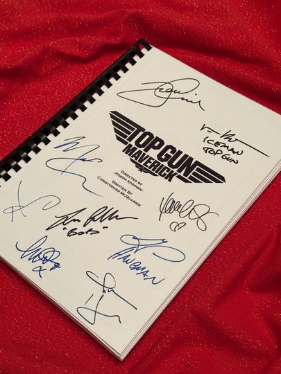 Discover MAVERICK, Movie Notebooks, Birthday Gift, Movie Gift, Film Script, 80's, 1980's, Tom Cruise