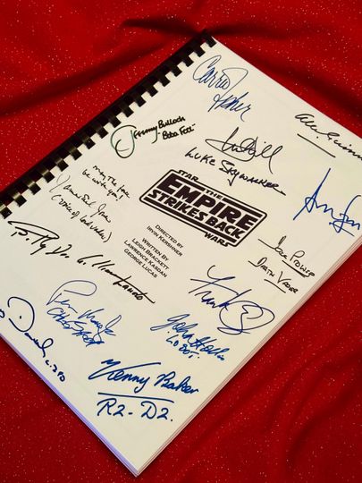 Discover EMPIRE, BACK, Movie Notebooks, Star Wars, Birthday Gift, Movie Gift, Film Screenplay,