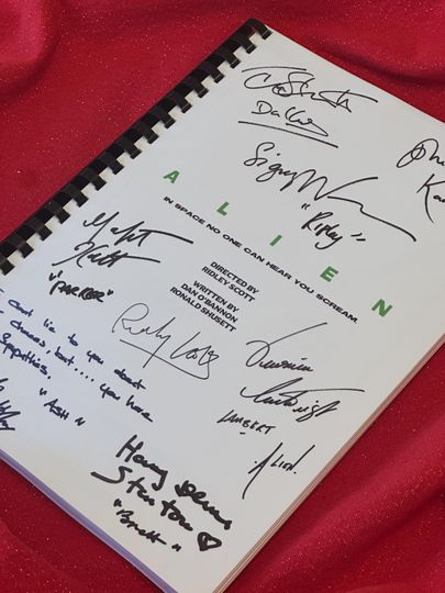 Discover ALIEN Movie Notebooks, Present, Birthday Gift, Movie Gift, Film Script, Autograph, Autographs, Printed Replicas