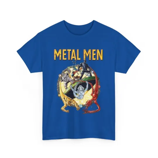 Discover Metal Men T-Shirt - George Perez Art - DC Comics - Silver Age Team - Mercury