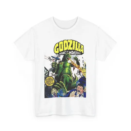 Discover god zilla T-Shirt - King of the Monsters - 1970s Comic Series - Marvel Comics