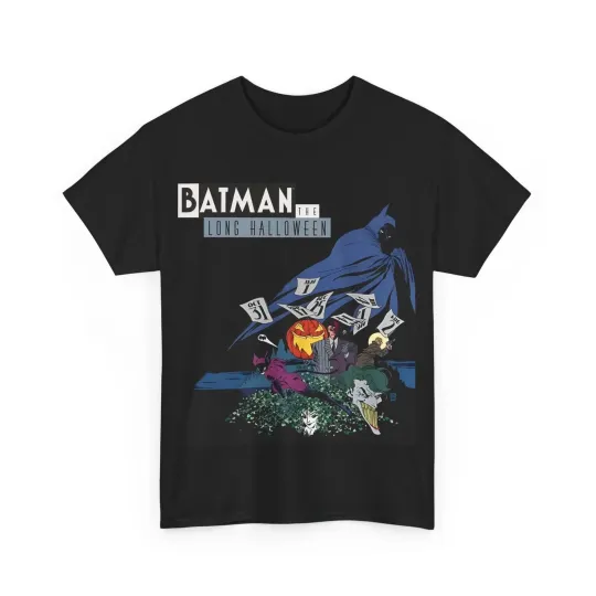 Batman Long Halloween T-Shirt - Tim Sale Art - Joker, Catwoman, Two-Face - DC