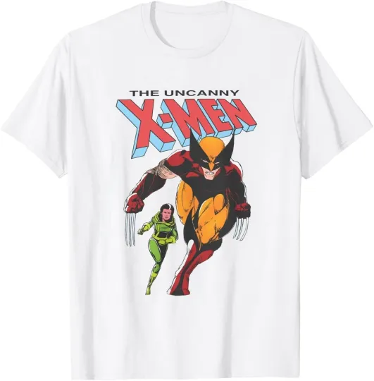 Discover Wolverine & Rogue T-Shirt - Paul Smith Art - Marvel Comics - Uncanny X-Men