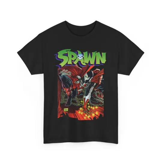 Discover Spawn T-Shirt - Todd McFarlane Art - Image Comics Series
