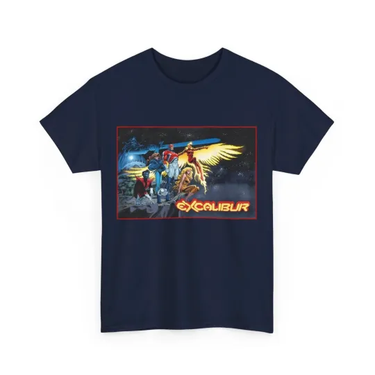 Discover Excalibur T-Shirt - Alan Davis Art - Nightcrawler, Shadowcat - X-Men 80s Team