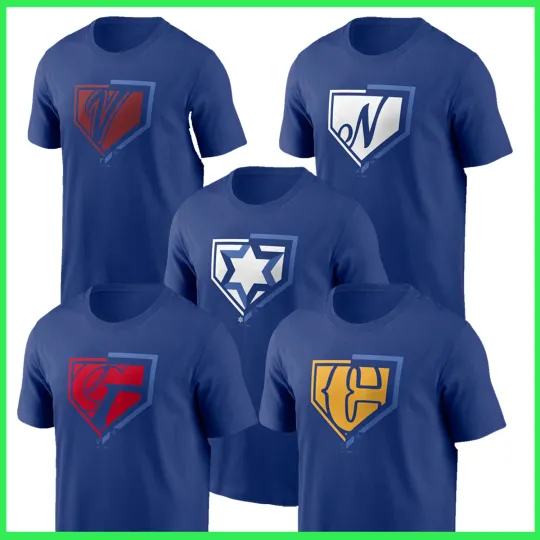 Discover Reprint Team Baseball 2026 World Baseball Classic Icon T-Shirt Royal Blue S-3XL