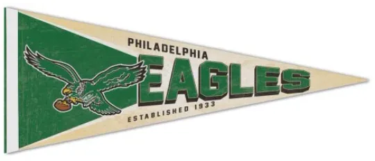 Philadelphia Eagles Retro 1960s Style Felt Collector's Pennant