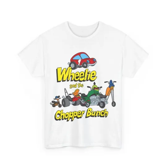 Discover Wheelie & the Chopper Bunch T-Shirt - Hanna-Barbera Cartoon S-5XL