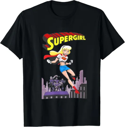 Supergirl T-Shirt - Bruce Timm Animated Series Art - DC Comics 90s Cartoon