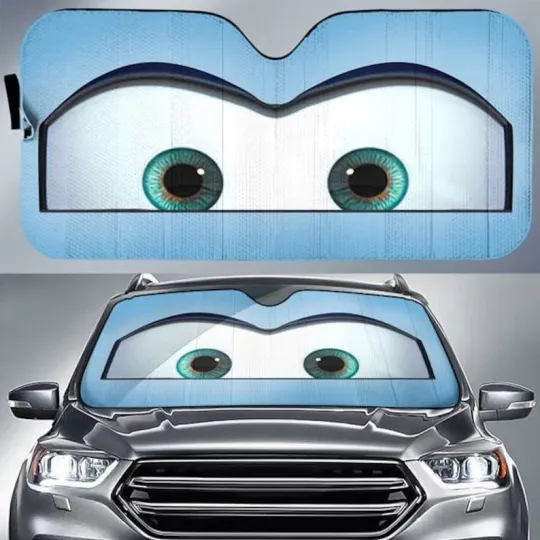 Sally Carrera Cars Movie Car Sunshade, Radiator Springs Disneyland Movie Car