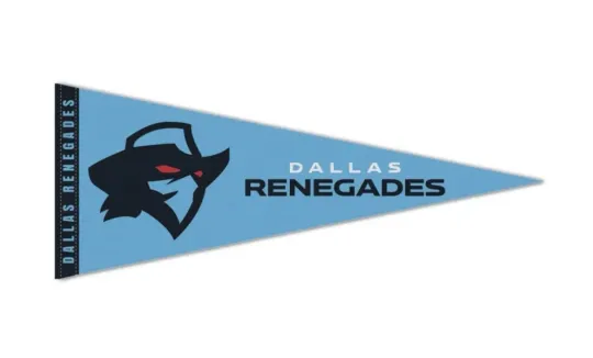 UFL XFL Dallas Renegades Pennant Home & Living Decor
