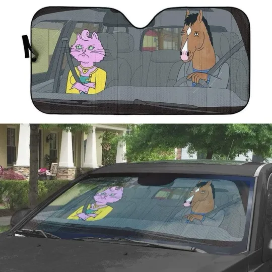 Discover BoJack Horseman Car Auto Sunshade