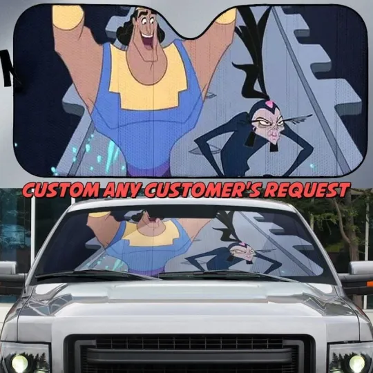 Discover Personalize The Emperor's New Groove Car Sunshade
