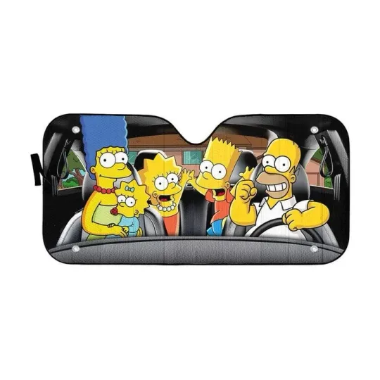 The Simpsons Car Auto Sunshade