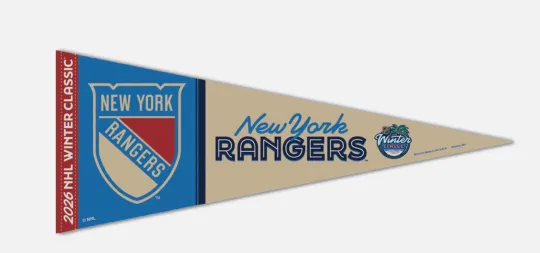 2026 NHL Winter Classic New York Rangers Pennant Florida Panthers Decor
