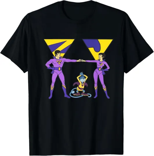 Discover Wonder Twins T-Shirt - Super Friends - Zan & Jayna - Hanna-Barbera - DC Comics