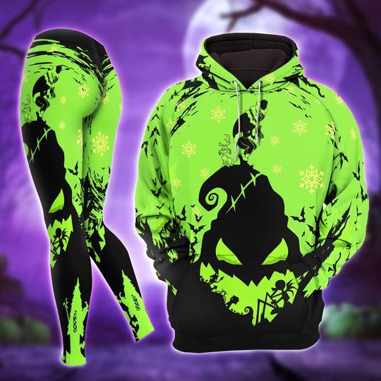Halloween Oogie Boogie Hoodie Legging, Oogie Boogie Bash, Halloween Horror Movie Shirt, Jack And Sally, Halloween Party Gift