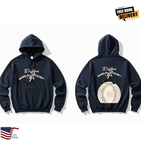 Conan Gray Wishbone World Tour 2026 Double Sided Hoodie