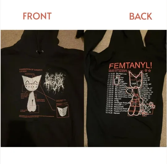 Discover Danny Brown Stardust Tour 2025 Double Sided Hoodie