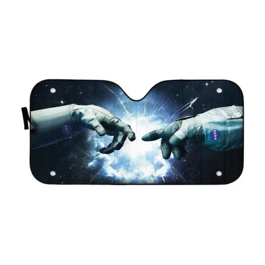 Discover 3D Custom Car Auto Sunshade The Creation Of Astronaut
