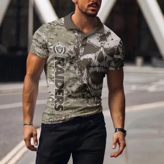 Discover Las Vegas Football Team Raiderss Polo T-Shirt, Unisex Adults, Full Size S-5XL