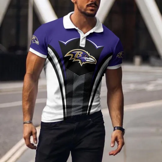 Discover Baltimore Football Team Ravenss Polo T-shirt, Unisex Adults, Full Size S-5XL