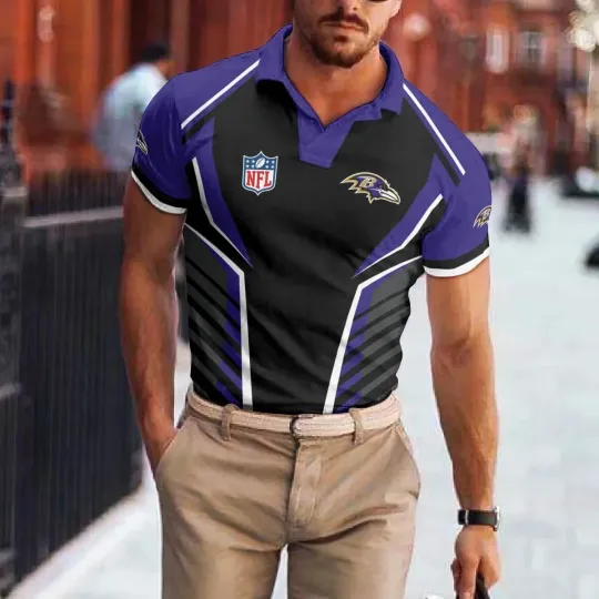Discover Baltimore Football Team Ravenss Polo T-shirt, Unisex Adults, Full Size S-5XL