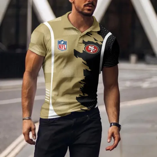 Discover San Francisco Football Team 49erss Polo T-shirt , Unisex Adults, Full Size S-5XL