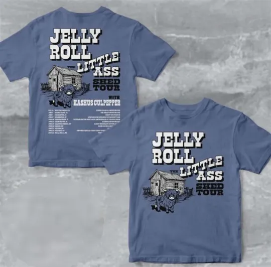Discover Jelly Roll The Little Ass Shed Tour 2026 North America T-Shirt