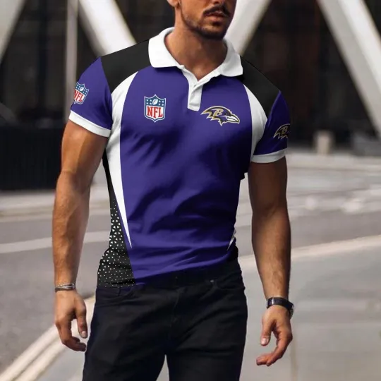 Discover Baltimore Football Team Ravenss Polo T-shirt, Unisex Adults, Full Size S-5XL