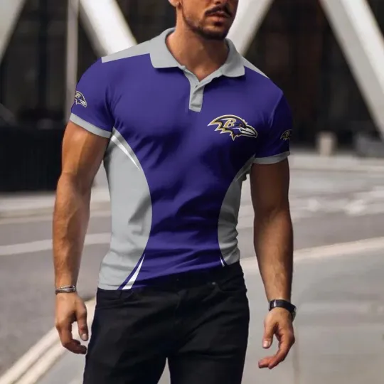 Discover Baltimore Football Team Ravenss Polo T-shirt, Unisex Adults, Full Size S-5XL