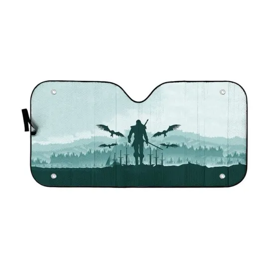 Discover The Witcher Geralt Car Sun Shades