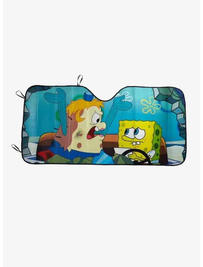 SpongeBob SquarePants Mrs. Puff Accordion Car Sun Shades