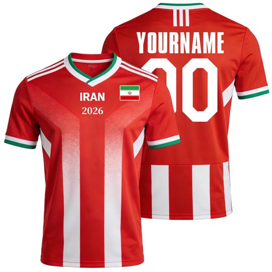 Discover Custom Kids Youths Mens Womens Iran 2026 Cup T Shirts Soccer Jersey For Fans