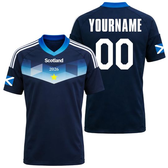 Discover Custom Kids Youths Mens Womens Scotland 2026 Cup T Shirts Soccer Jersey For Fans