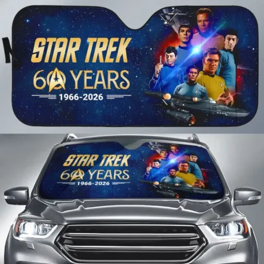 Discover Star Tre*k Auto Sun Shade 60 Years Anniversary