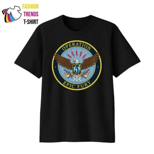Discover Department of War Israel-US the Mission Operation Epic Fury Liberate Iran Shirt