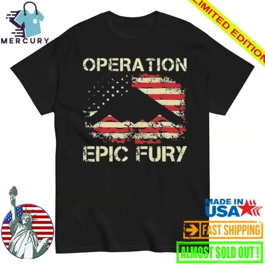 Discover Operation Epic Fury Us Israel Attack Iran Unisex T-Shirt