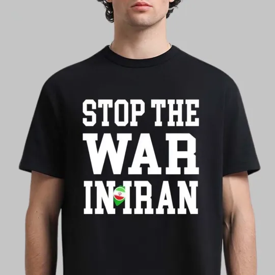 Discover Stop The War In Iran US Strike Iran T-Shirt