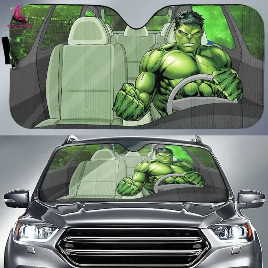 Hulk Avengers Car Sunshade, Incredible Hulk Cars Windshield