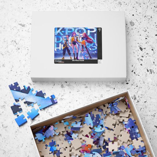 K Demon Hunter pop Jigsaw Puzzle, Huntrix Design