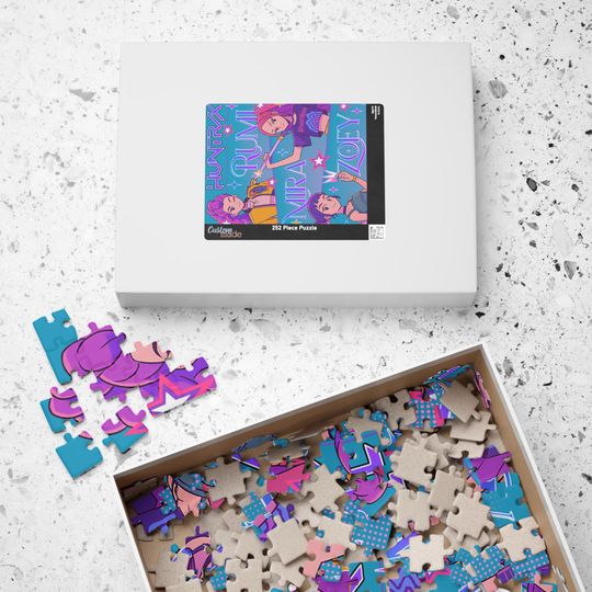 Huntrix Pop Demon Hunter Jigsaw Puzzle, Entertainment Game