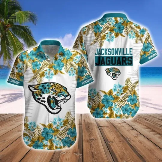 Discover Personalized Jacksonville Football Jaguarss Team Hawaiian Shirt Button Down