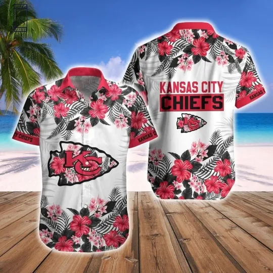 Discover Personalized Kansas City Football Chiefss Team Hawaiian Shirt Button Down Unisex