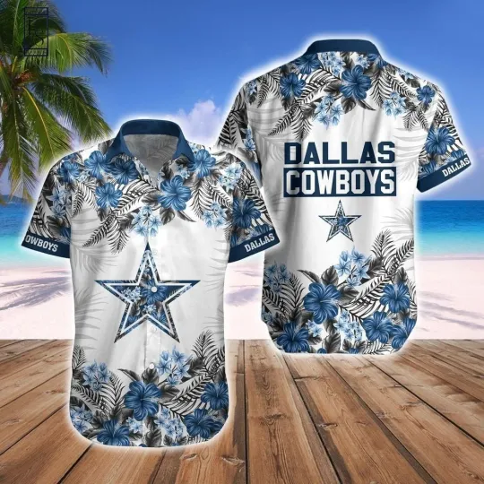 Discover Personalized Dallas Football Cowboyss Team Hawaiian Shirt Button Down Unisex
