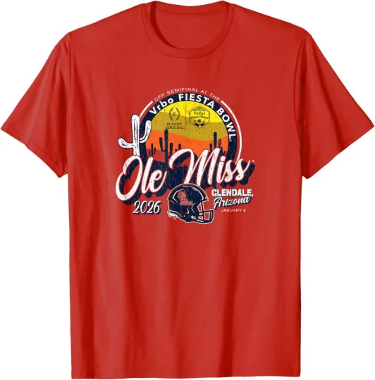 Mississippi Ole Miss Rebels Fiesta Bowl 2026 CFP Semifinal T-Shirt