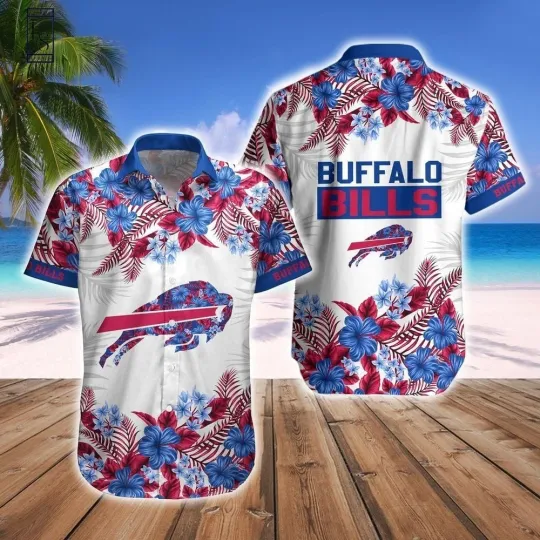 Discover Personalized Buffalo Football Billss Team Hawaiian Shirt Button Down Unisex