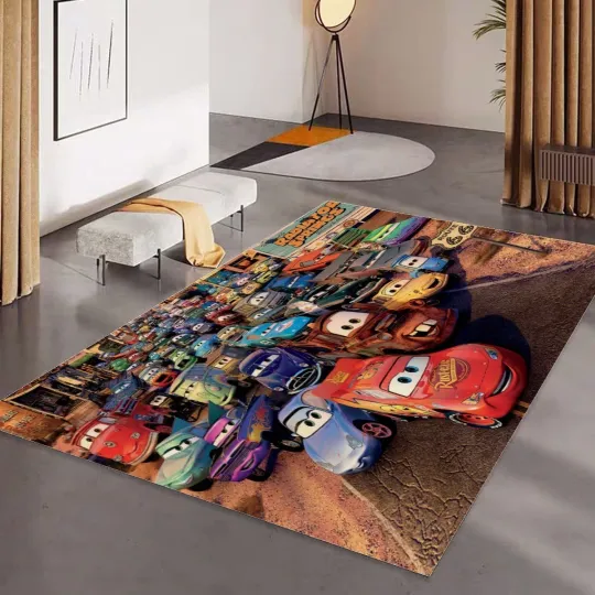 Discover Disney LMQ 95 Print Foldable Rectangular Floor Mat Rugs Anti-Skid Carpet
