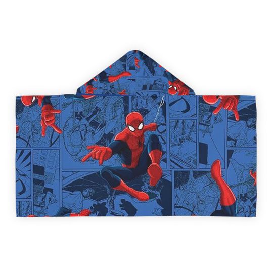 Superhero Hooded Towel, Kids Bath Beach Pool Towel